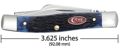 Case Navy Blue Bone Rogers Jig Medium Stockman