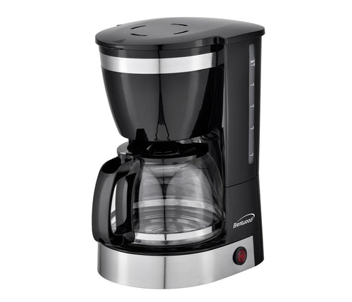 Brentwood TS-215BK 12-Cup Coffee Maker, Black (Black)