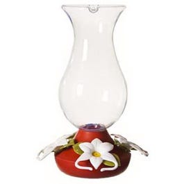 Hummingbird Feeder, Glass, 32-oz.