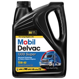 Delvac 1300 15W-40 Super Diesel Engine Oil, Extra High, 1-Gallon