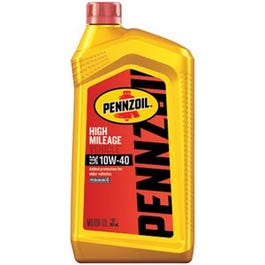 High-Mileage Motor Oil, 10W-40, 1-Qt.