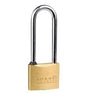 Guard Security Padlock with 1-1/2-Inch Long Shackle, Solid Brass (1-1/2)