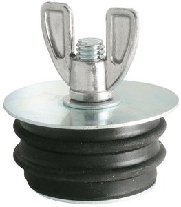 LDR Industries Test Plug, Galvanized 2 in.