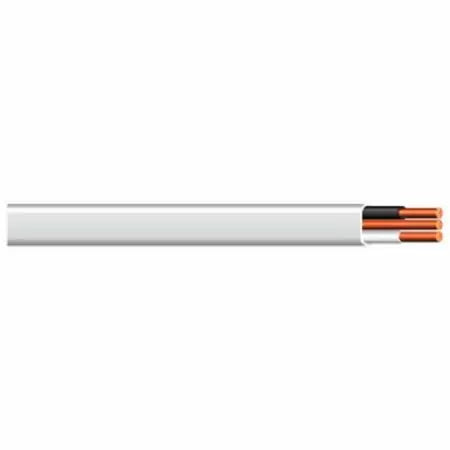 Marmon Home Improvement 50 ft. 14/2 White Solid CerroMax SLiPWire Copper NM-B Wire (50', White)