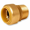 Probite 1” x 1” MNPT Straight Male Adapter Brass (1” x 1”)