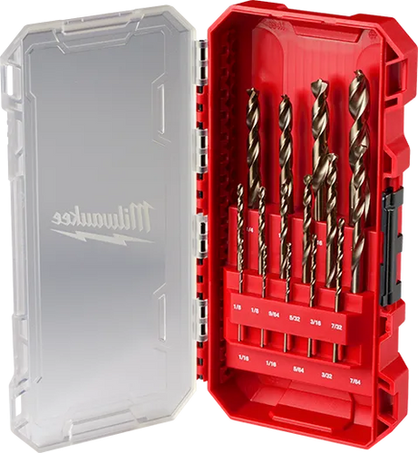 Milwaukee RED HELIX™ Cobalt Drill Bit Set – 15PC