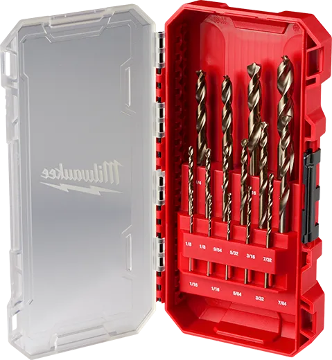 Milwaukee RED HELIX™ Cobalt Drill Bit Set – 15PC