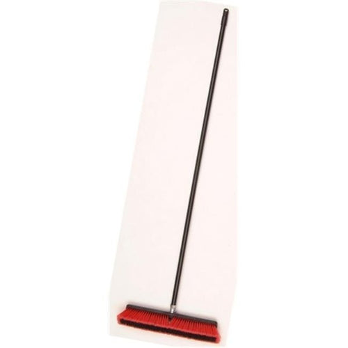 Cequent Laitner Company  24 in. Indoor & Outdoor Push Broom With 60 in. Metal Handle (24)