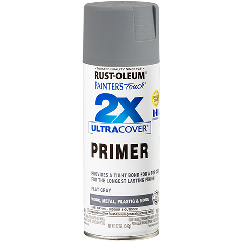 Rust-Oleum Painter's Touch® 2X Ultra Cover Primer Spray Paint (Gloss Black, 12 oz. Spray)