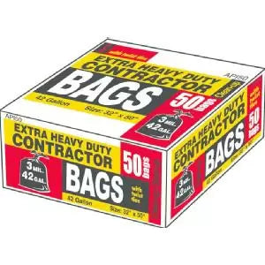 H.B. Smith Tools 42 Gal. Contractor Bags 50 Bags/box (42 Gallons)