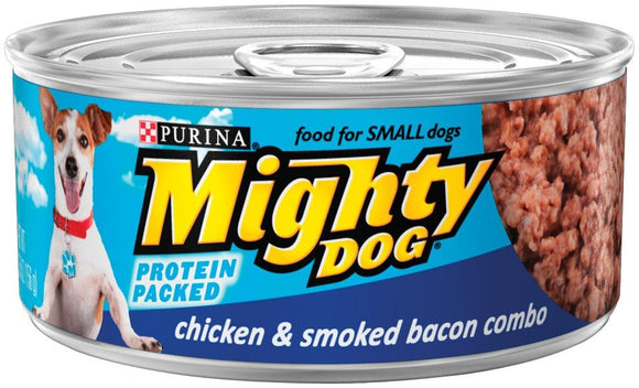 Purina Mighty Dog Chicken and Smoked Bacon Combo Canned Dog Food