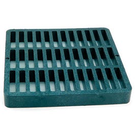 Square Grate, Green Foam Polyolefin, 9 x 9-In.