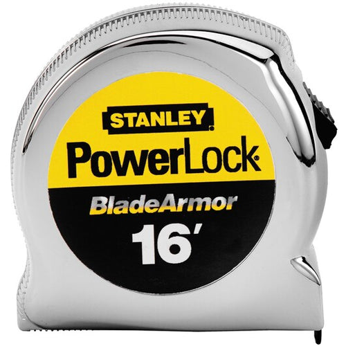 Stanley PowerLock 16 ft. x 1 in. Tape Measure with Blade Armor (16' x 1)