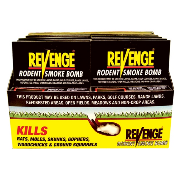 REVENGE RODENT SMOKE BOMB 4 PACK (0.417 lbs)