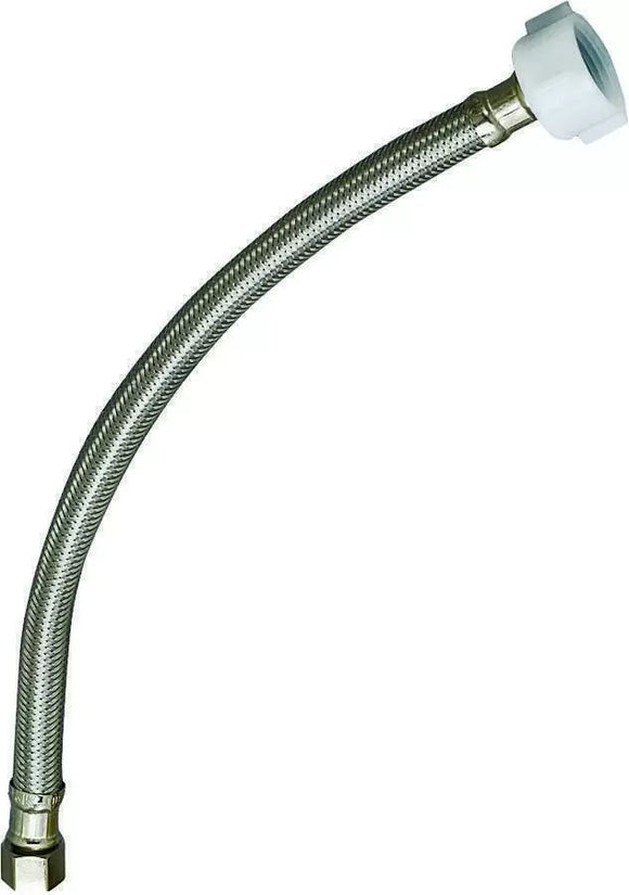 Plumb Pak Stainless Steel Toilet Supply Tube, 3/8