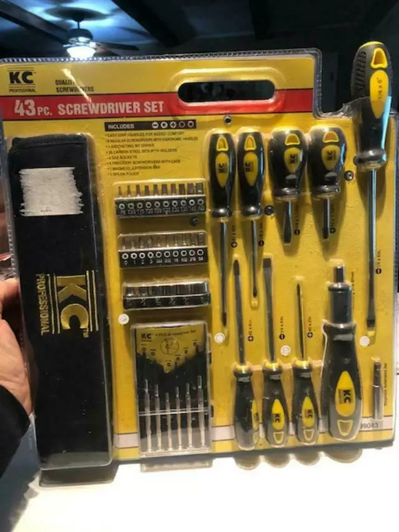 Kc Professional 43 pc Screwdriver Set (43 pc)