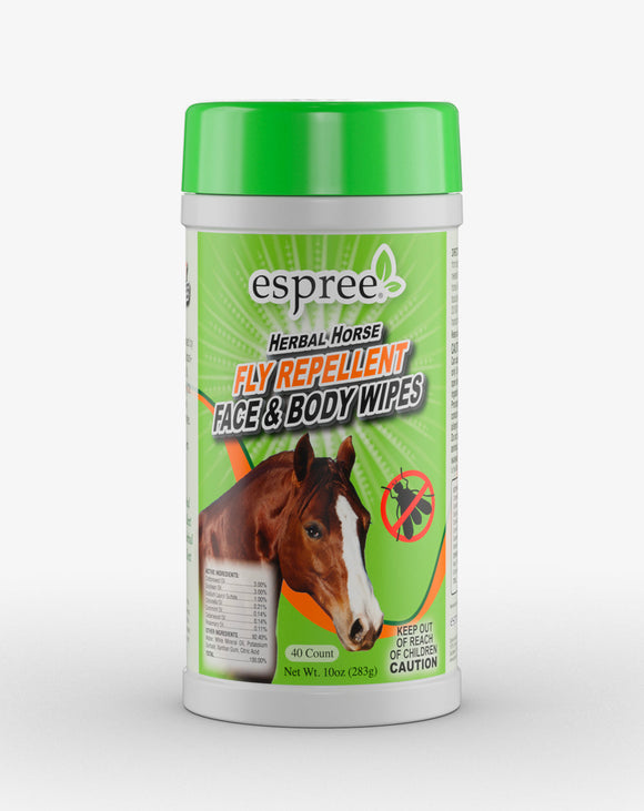 Espree Aloe Herbal Horse Fly Repellent Wipes