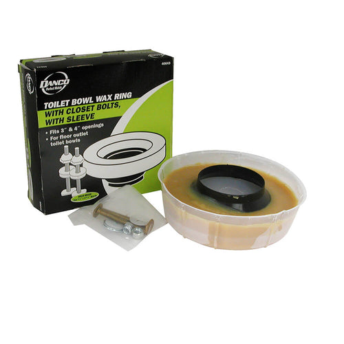 Danco Toilet Wax Ring with Sleeve