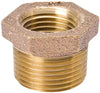 B & K Industries Red Brass Reducer Bushing 1-1/4 in. x 1 in.