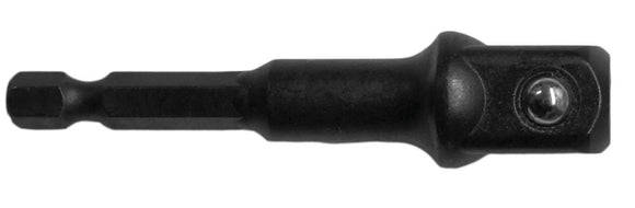 Century Drill And Tool Socket Adapter 3/8″ Square Drive 2″ Length 1/4″ Hex Shank Impact Pro (3/8