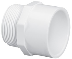 Lasco Fittings 6 MPT x Slip Sch40 Male Adapter