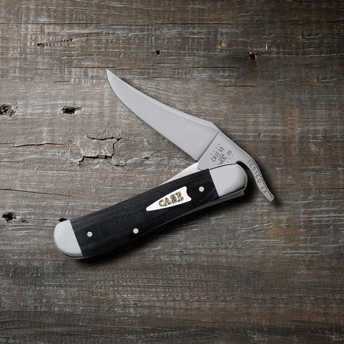 Case Smooth Black Micarta® RussLock® (Black Micarta®)