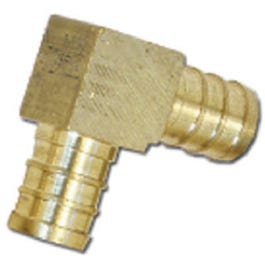 Insert Elbow, Lead Free, .5-In. Brass Barb, 10-Pk.