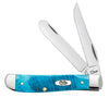 Case Sawcut Jig Caribbean Blue Bone Mini Trapper (Caribbean Blue Bone)