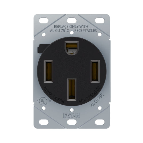 Eaton 3 Pole Power Receptacle (50A)