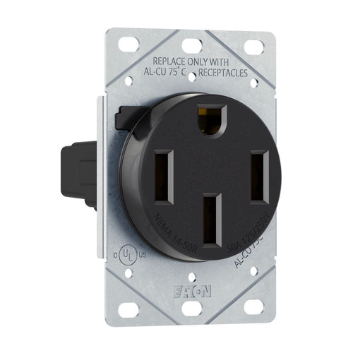 Eaton 3 Pole Power Receptacle (50A)