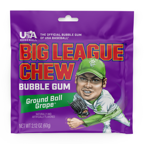 Big League Chew Ground Ball Grape