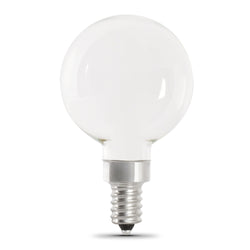 Feit Electric 3.8W (40W Replacement) Soft White (2700K) G16 1/2 (E12 Base) Frost Filament LED Bulb (2-Pack) (3.8 Watts)