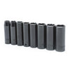 Apex Tool Group 8 Pc. 1/2 Drive 6 Point Deep Impact SAE Socket Set