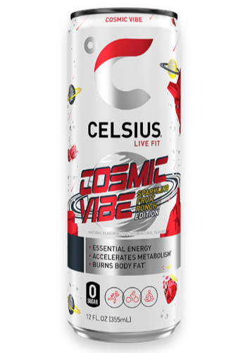 Celsius Sparkling Cosmic Vibe Fruit Punch Energy Drink