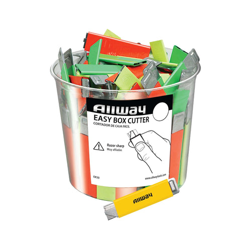 Allway Neon Easy Kutter, 50/Bucket, Bagged 5.9 in.