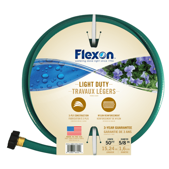 Flexon Light Duty Garden Hose (I.D. 1/2″ x Length 100')