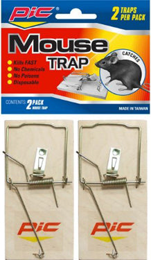 WOOD MOUSE TRAP 2PK