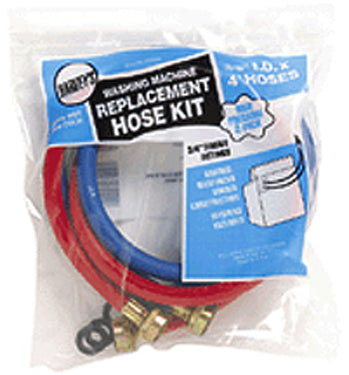 2PK 4   WSH HOSE RED/BLUE HOSES