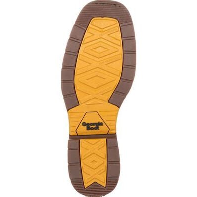 Georgia Boot Carbo-Tec LT Waterproof Pull-On Work Boot (Black and Brown)