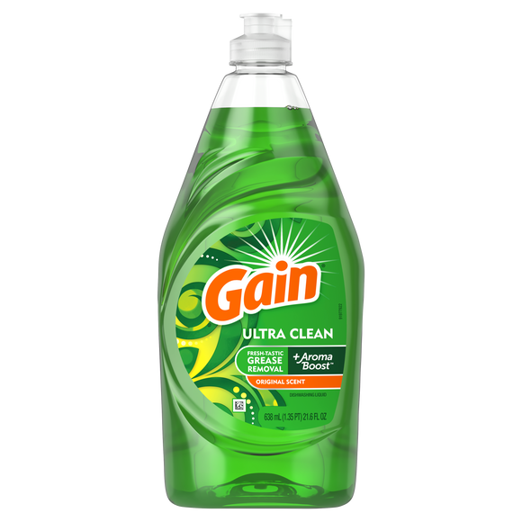 Gain Original Liquid Dish Soap 8 Oz