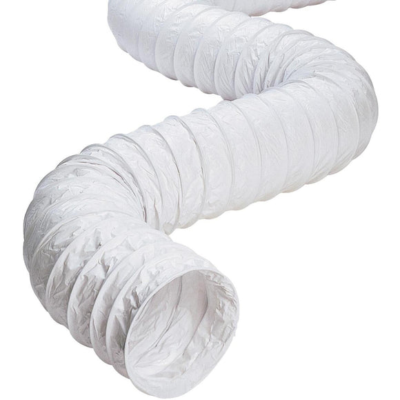 Dundas Jafine 3 In. Dia x 50 Ft. L White Vinyl Flexible Ducting