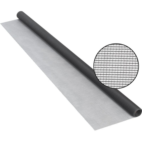 Phifer 24 In. x 84 In. Charcoal Fiberglass Screen Cloth Ready Rolls