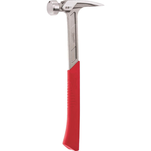 Milwaukee 22 Oz. Smooth-Face Framing Hammer with Steel I-Beam Handle