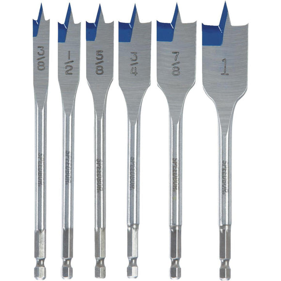 Irwin Speedbor 6-Piece Spade Bit Set