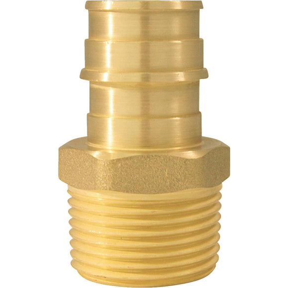 Conbraco 3/4 In. x 3/4 In. Brass Insert Fitting MIP Adapter Type A