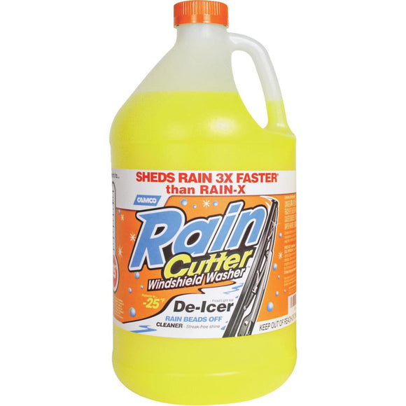 Rain Cutter 1 Gal. -25 Deg F Temperature Rating Windshield Washer Fluid with De-Icer