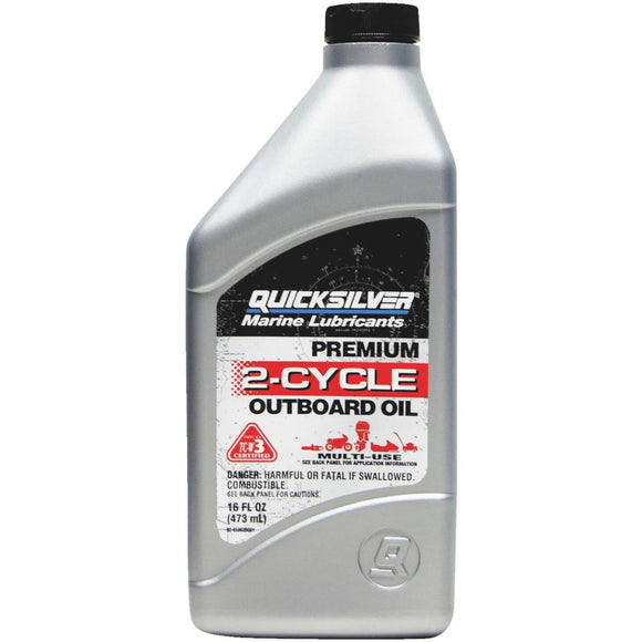 Mercury Quicksilver 16 Oz. Outboard 2-Cycle Motor Oil