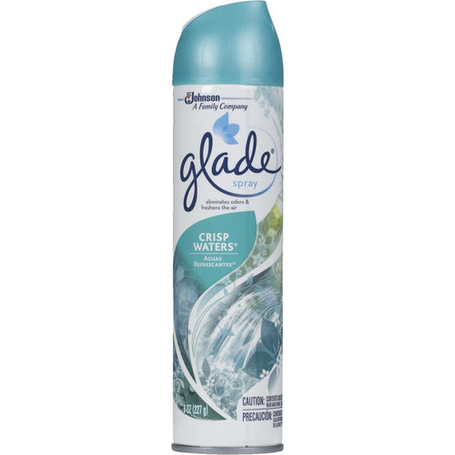 Glade 8 Oz.. Crisp Waters Aerosol Spray Air Freshener