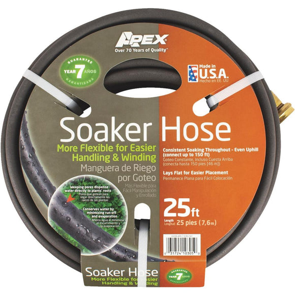 Apex 1/2 In. Dia. x 25 Ft. L. Vinyl Soaker Hose