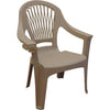 Adams Big Easy Portobello Resin High Back Stackable Chair